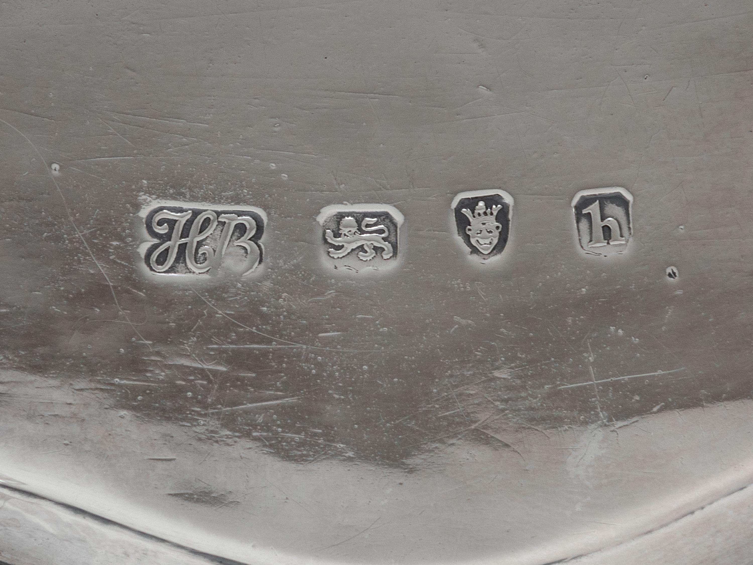 A Hester Bateman George III Silver Teapot on Stand and Pap Boat