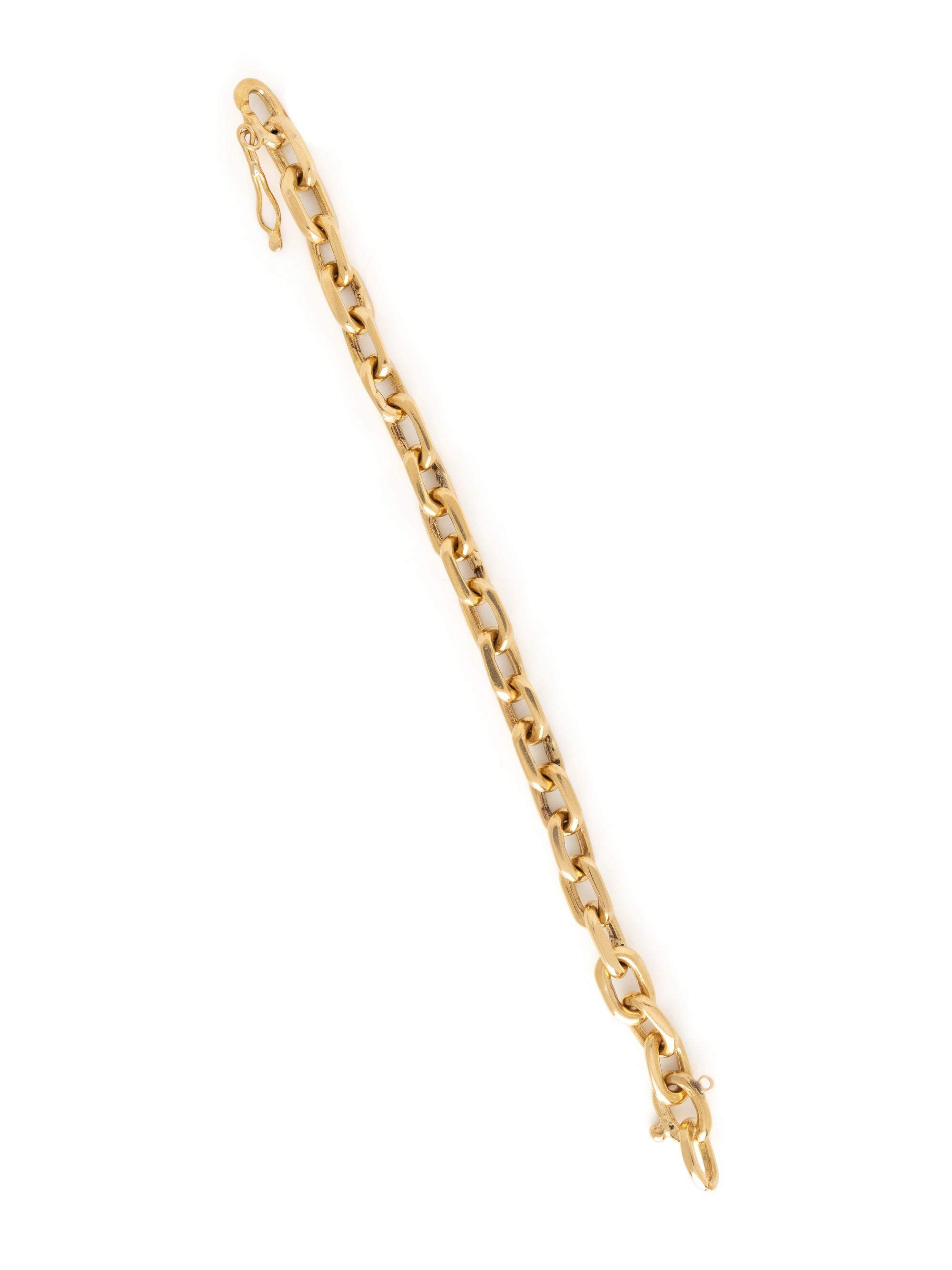 FRENCH, YELLOW GOLD BRACELET