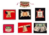 Seven Native American Style Garments Width of widest 5 1/8 inches. — Brian "Rainbow Hand" and Kathy Tepper