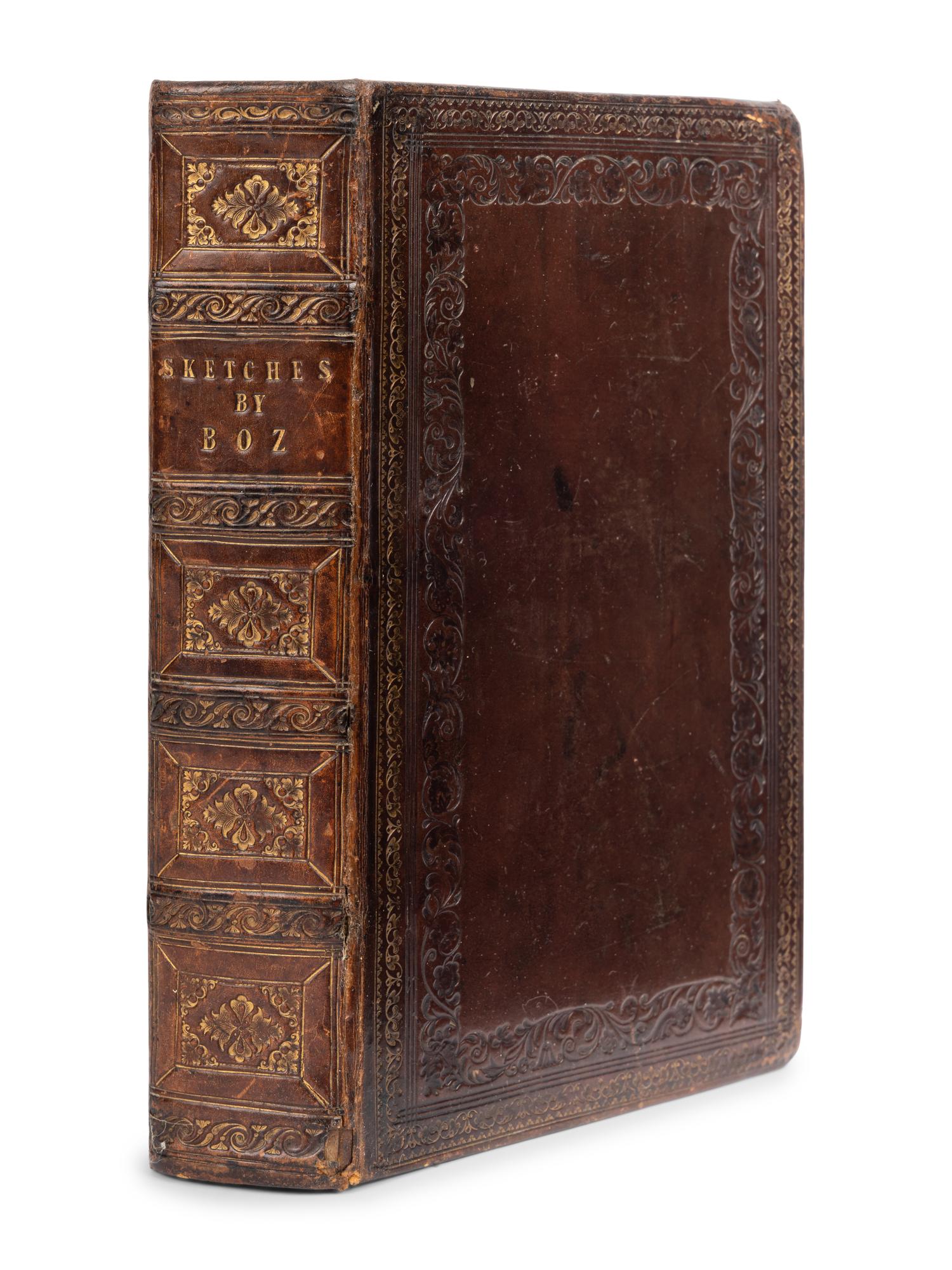 DICKENS, Charles (1812-1870). Sketches by Boz... New Edition, Complet e. London: Chapman and Hall, 1839.
