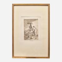 Francisco Goya (Spanish, 1746–1828) Que se la Llevaron (Plate 8 from 'Los Caprichos'); together with 5 other works