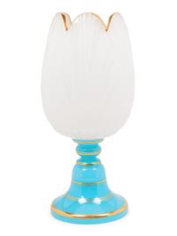 A Baccarat Opaline Glass Vase
