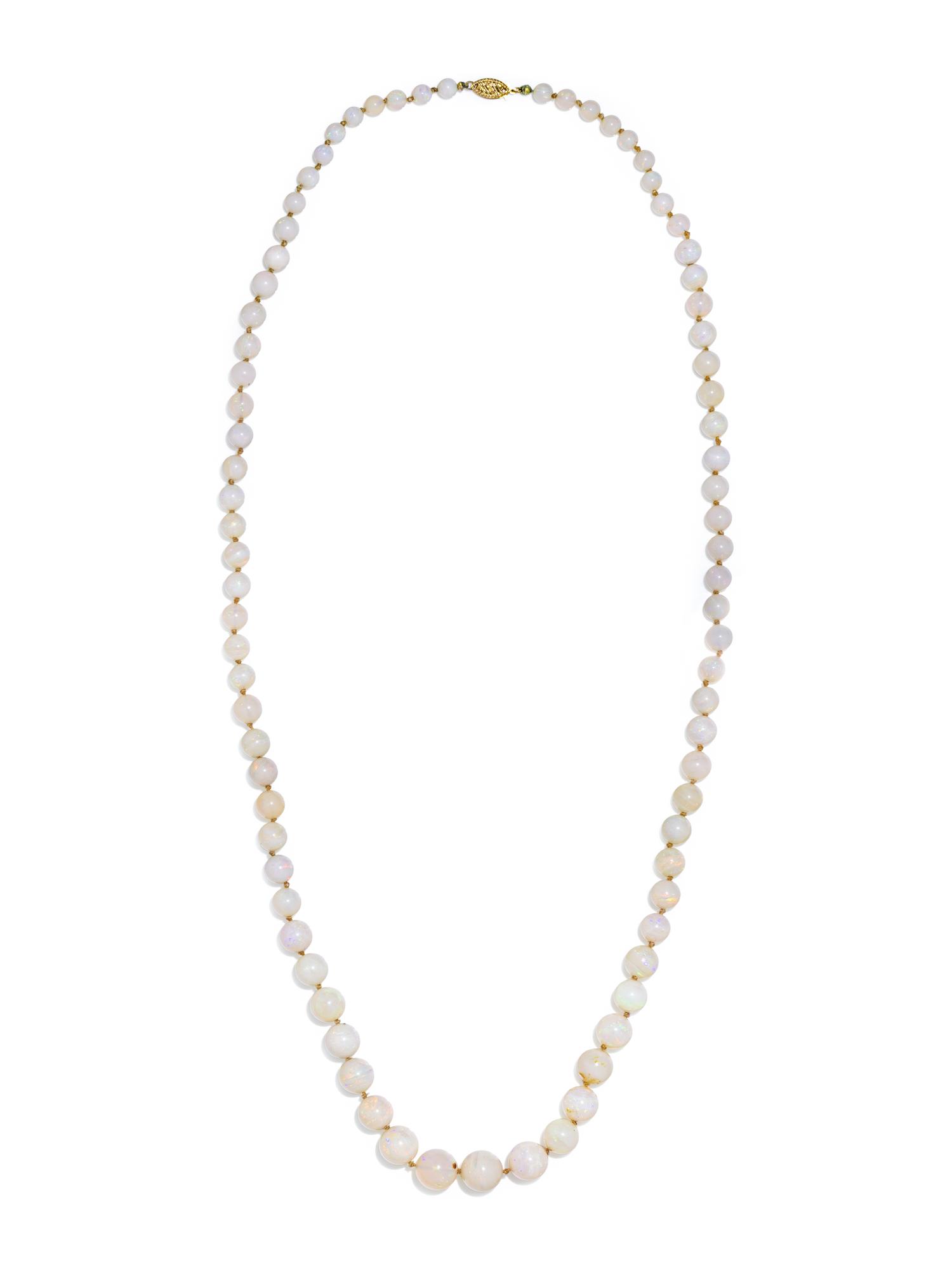 OPAL BEAD NECKLACE