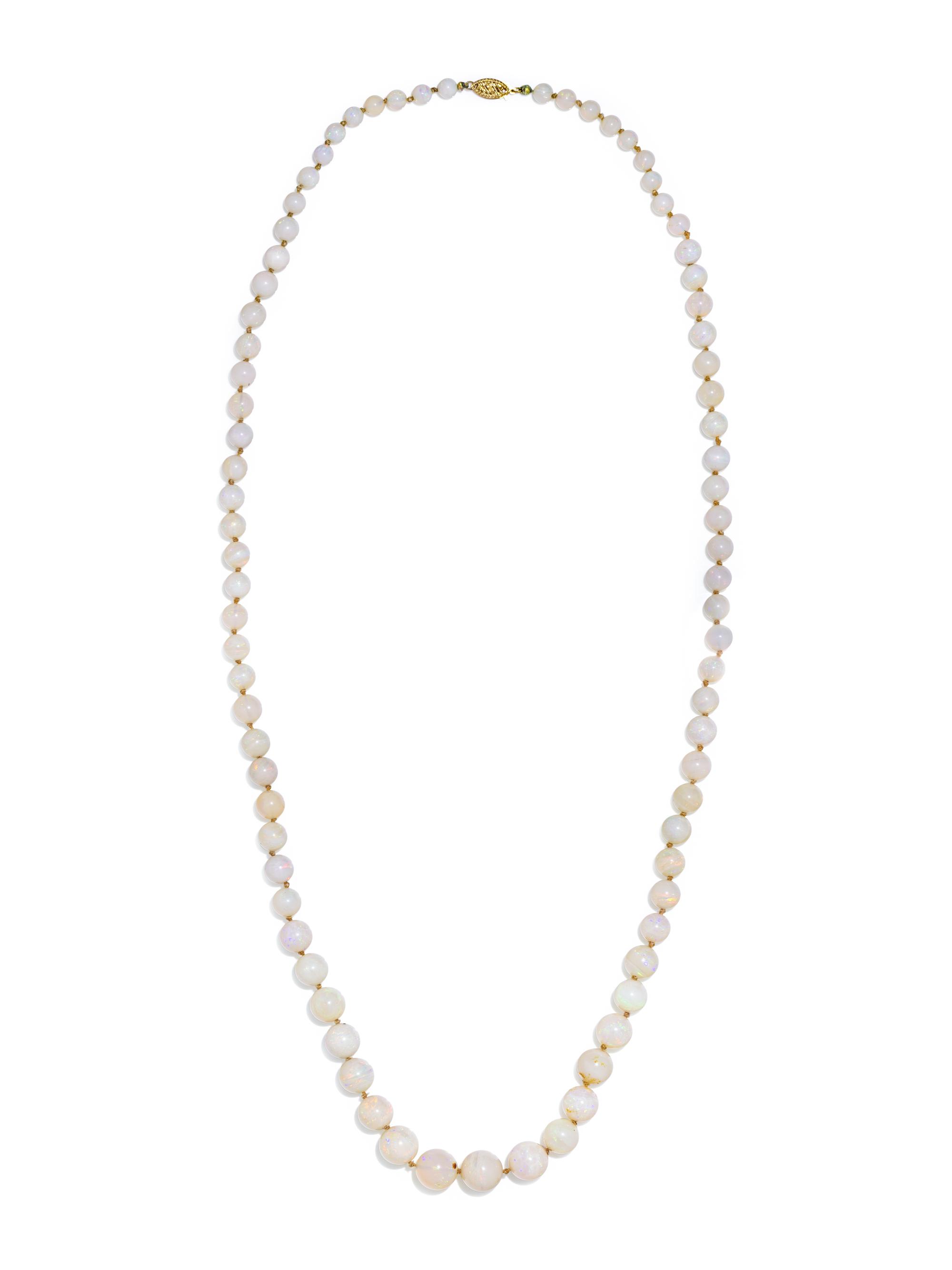 OPAL BEAD NECKLACE
