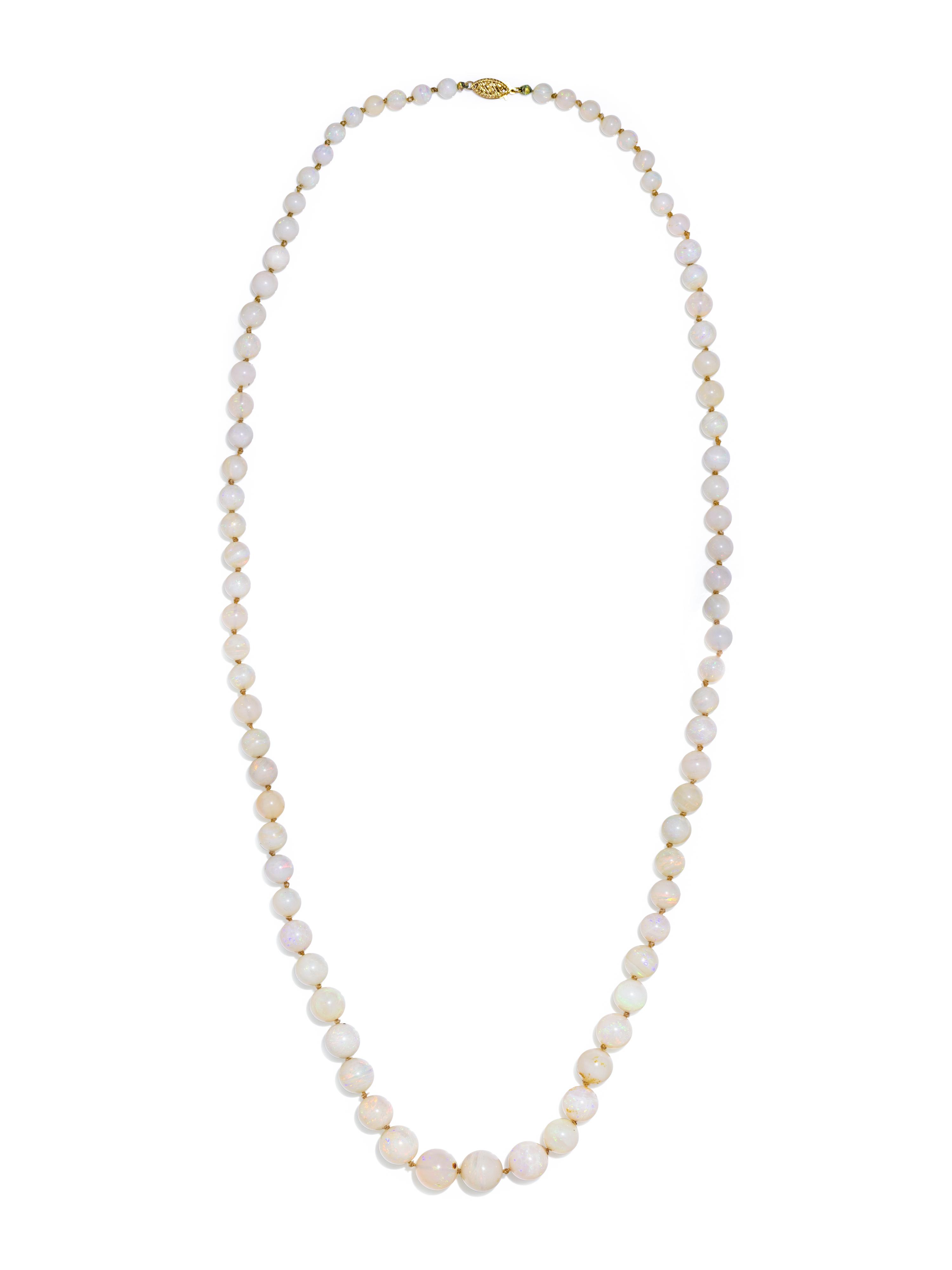 OPAL BEAD NECKLACE