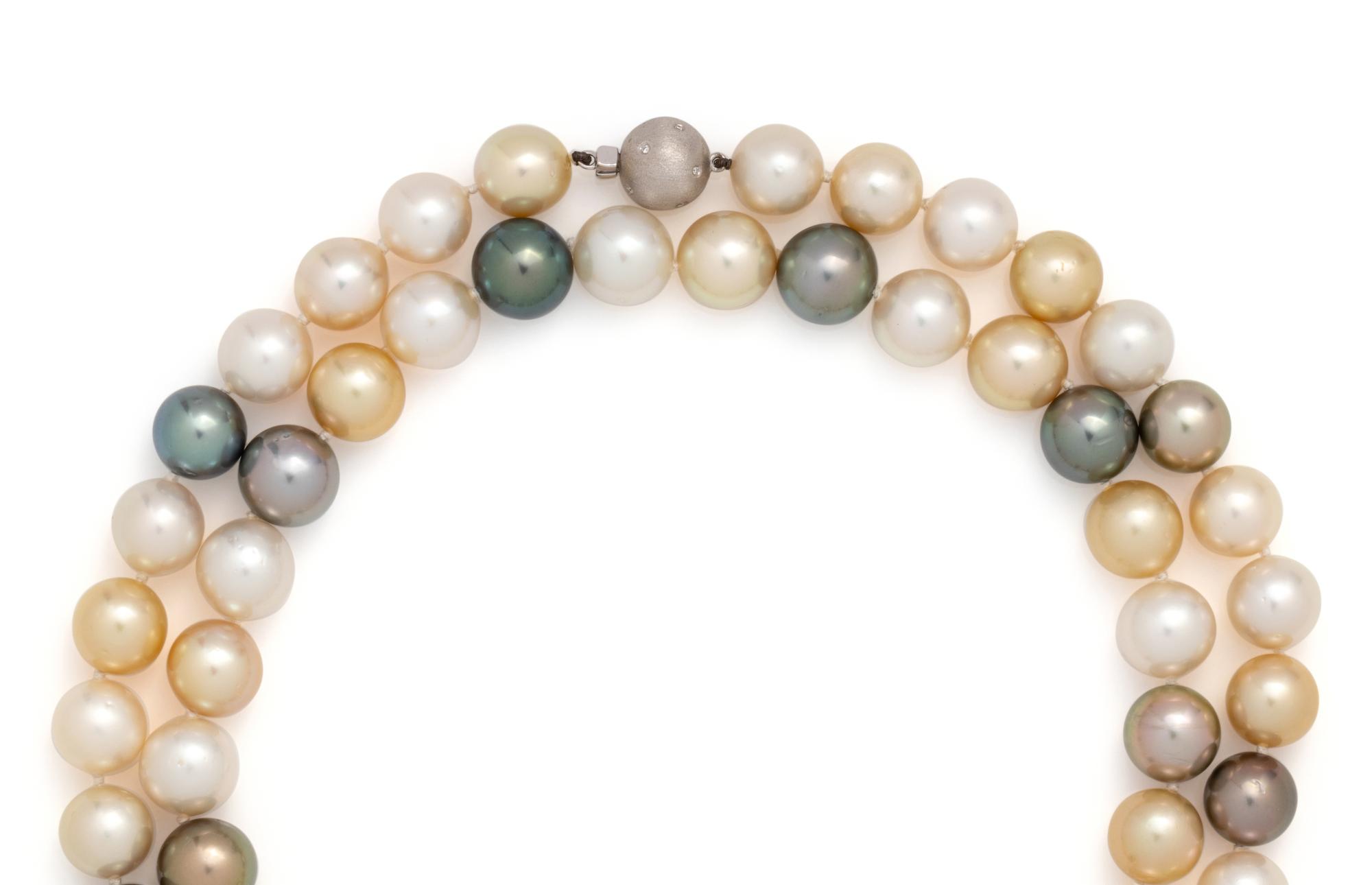 MULTICOLOR CULTURED SOUTH SEA PEARL NECKLACE