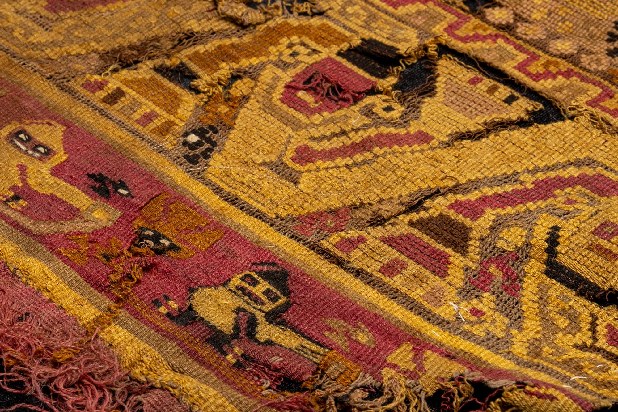 A Group of Peruvian Textile Fragments