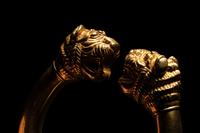 A Western Asiatic Gold Bracelet with Lion-Headed Terminals