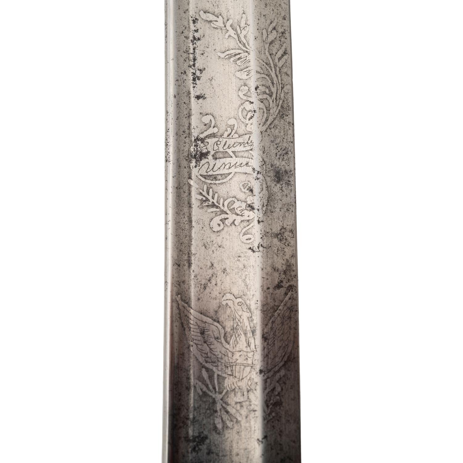 Two Ames Presentation Swords to Lt. Henry Ward (Capt.) 57th Mass Infantry WIA at Antietam, Spotsylvania & Petersburg, POW Petersburg & Post-War General
