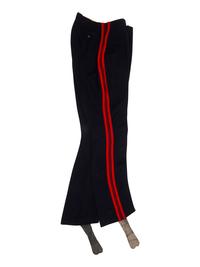 [UNIFORMS]. Repurposed military coat and trousers, ca late 1800s.