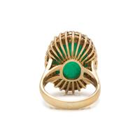 EMERALD AND DIAMOND RING