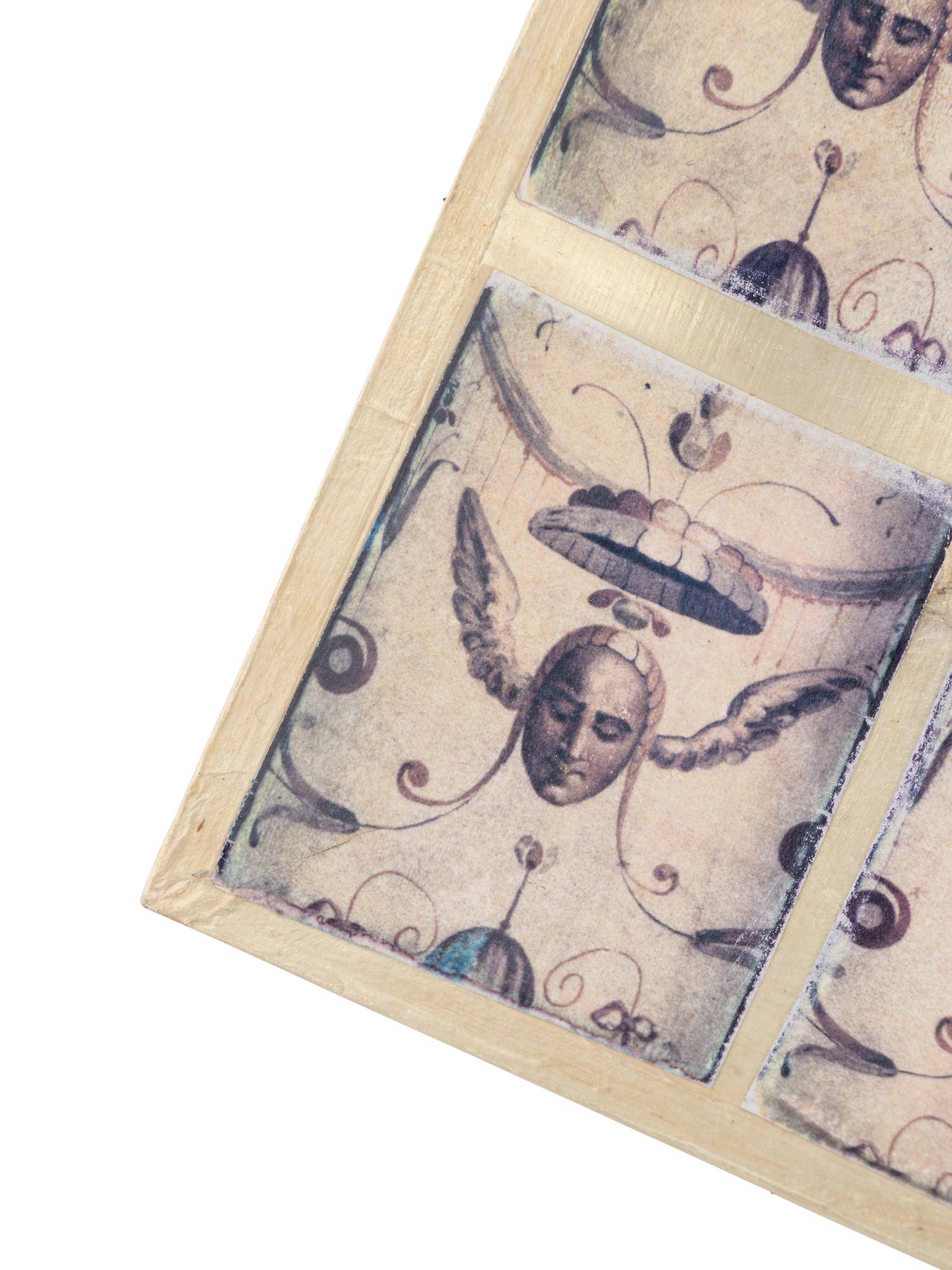 A Set of Four Branca Hand-Painted Mirrors