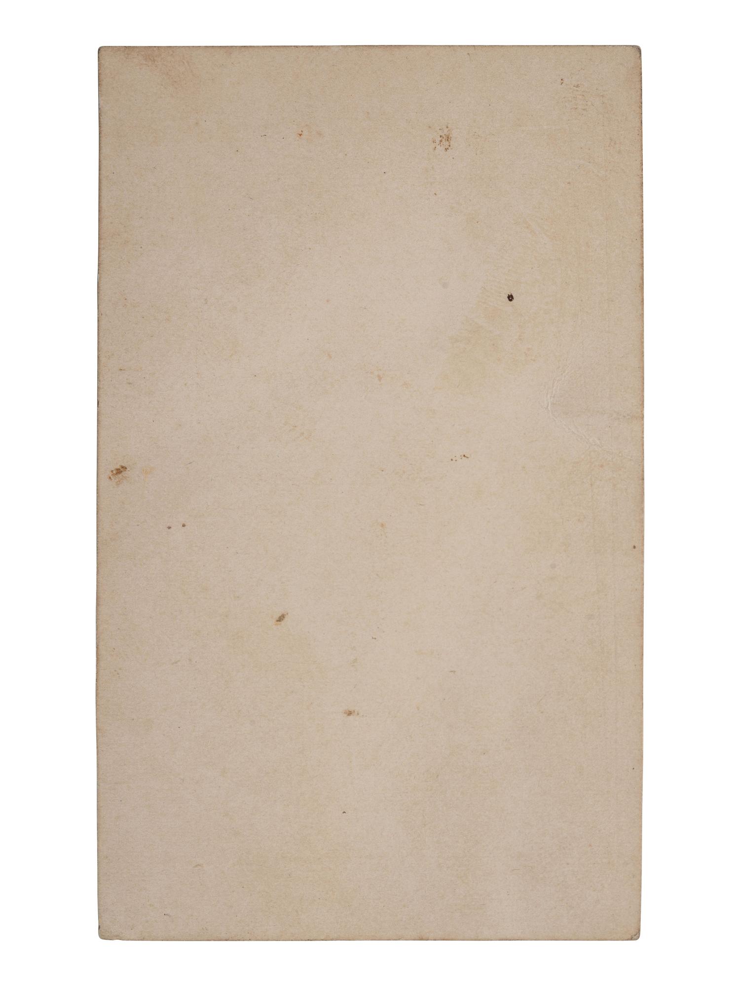 [EARLY PHOTOGRAPHY]. Occupational CDV portrait of an African American individual, possibly a railway porter.