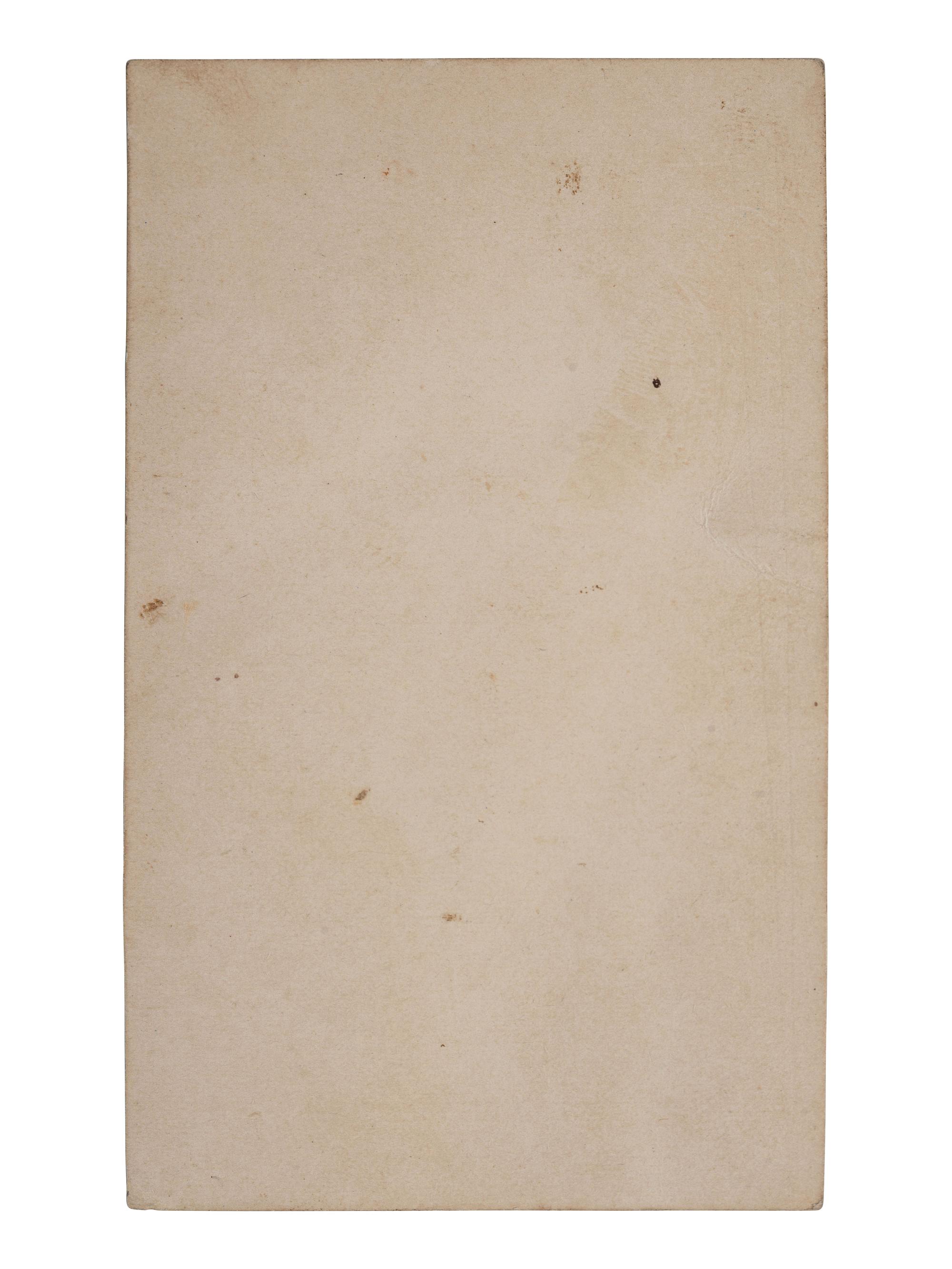[EARLY PHOTOGRAPHY]. Occupational CDV portrait of an African American individual, possibly a railway porter.