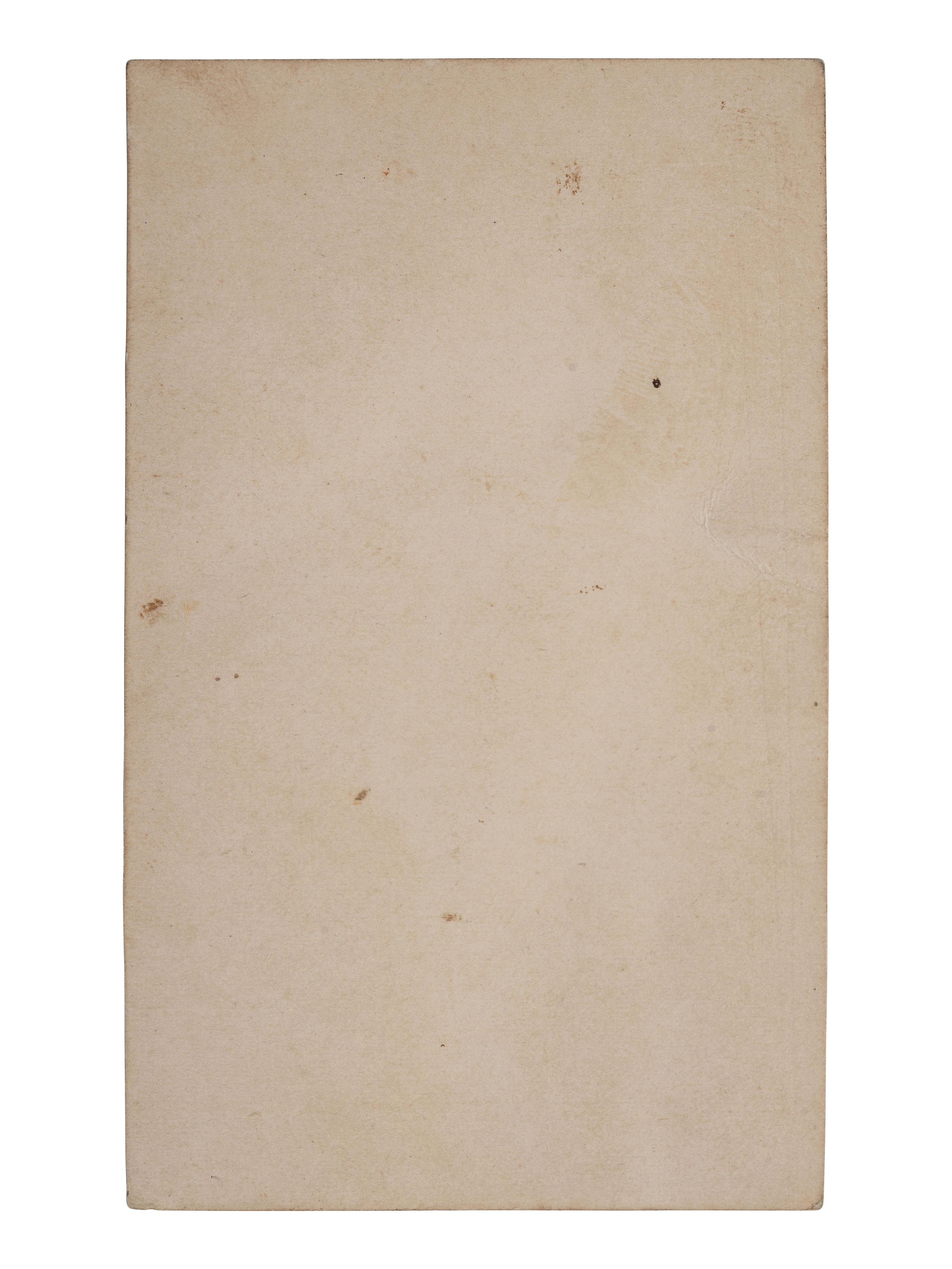 [EARLY PHOTOGRAPHY]. Occupational CDV portrait of an African American individual, possibly a railway porter.