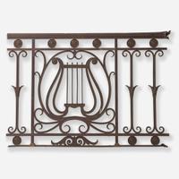 A Neoclassical bronze balustrade late 19th / early 20th century