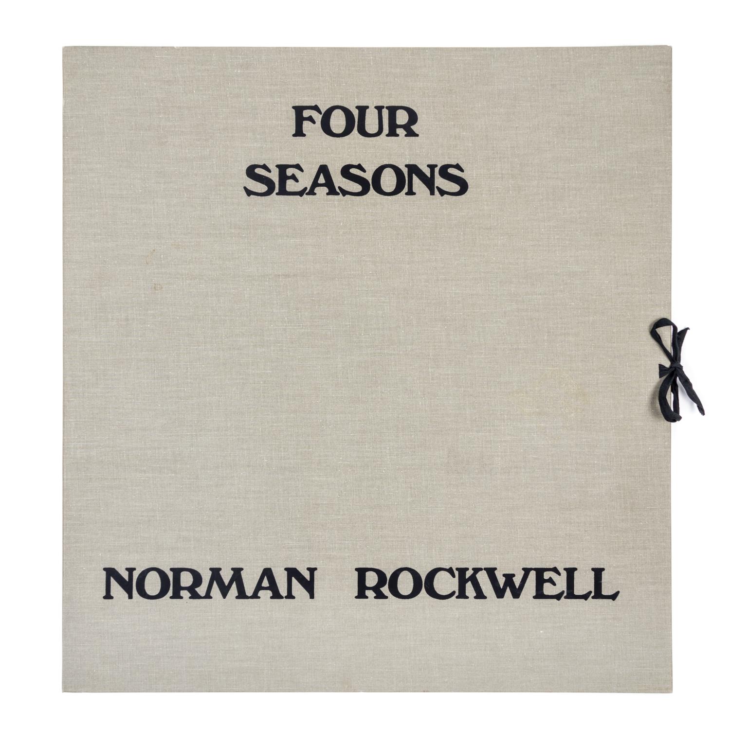 (CARICATURE) ROCKWELL, NORMAN. Four Seasons. New York, 1974. Limited edition, signed.