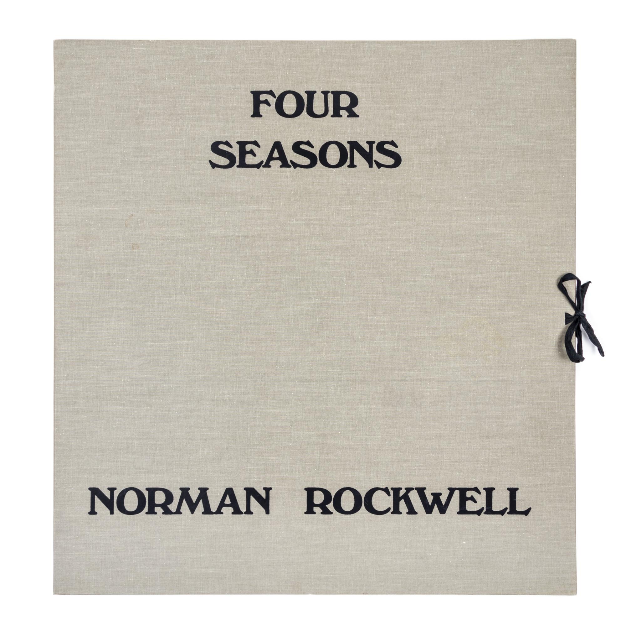 (CARICATURE) ROCKWELL, NORMAN. Four Seasons. New York, 1974. Limited edition, signed.