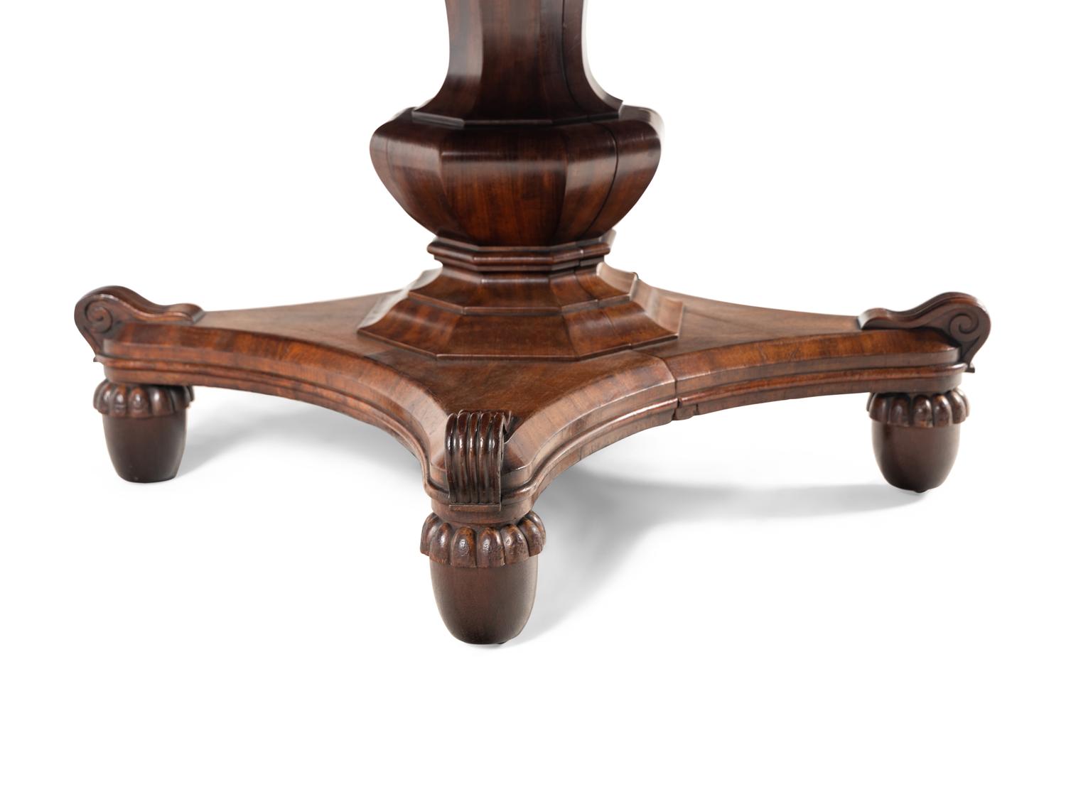 A Renaissance Revival Carved Mahogany Extension Dining Table