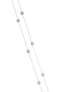 DIOR, FRENCH, PAIR OF DIAMOND 'ROSE DE VENTS' LONGCHAIN NECKLACES