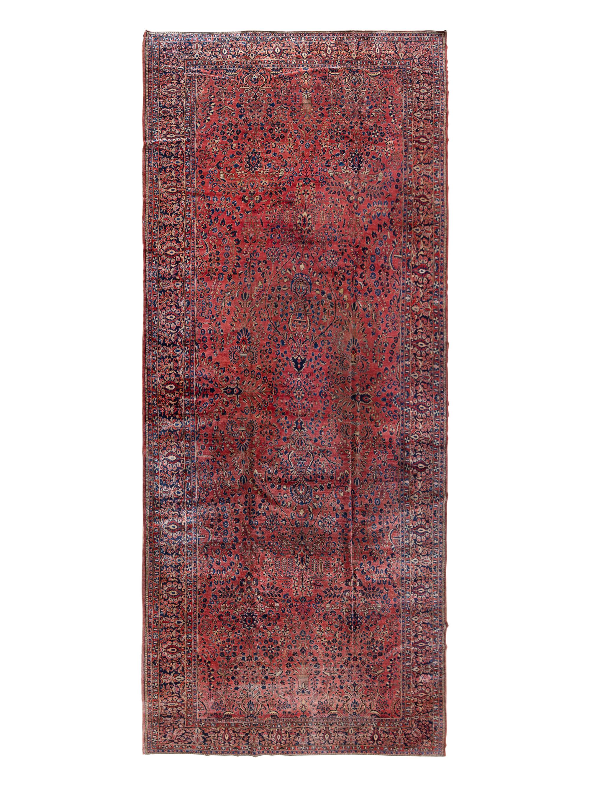 A Sarouk Wool Rug