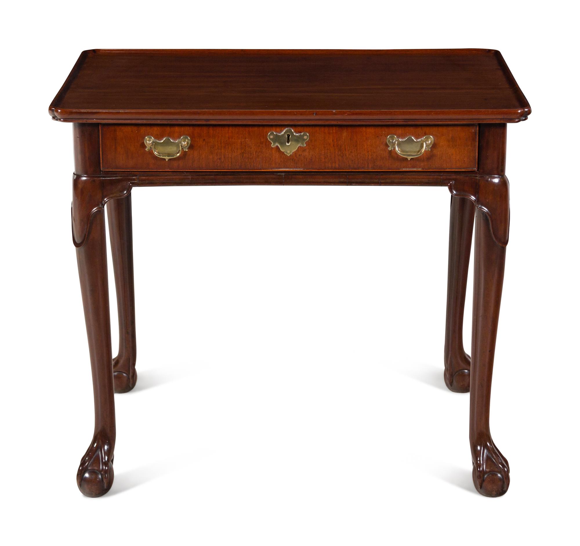 A George III Style Mahogany Side Table