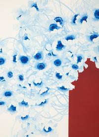 Duet for Red and Blue , 2011 (two works)