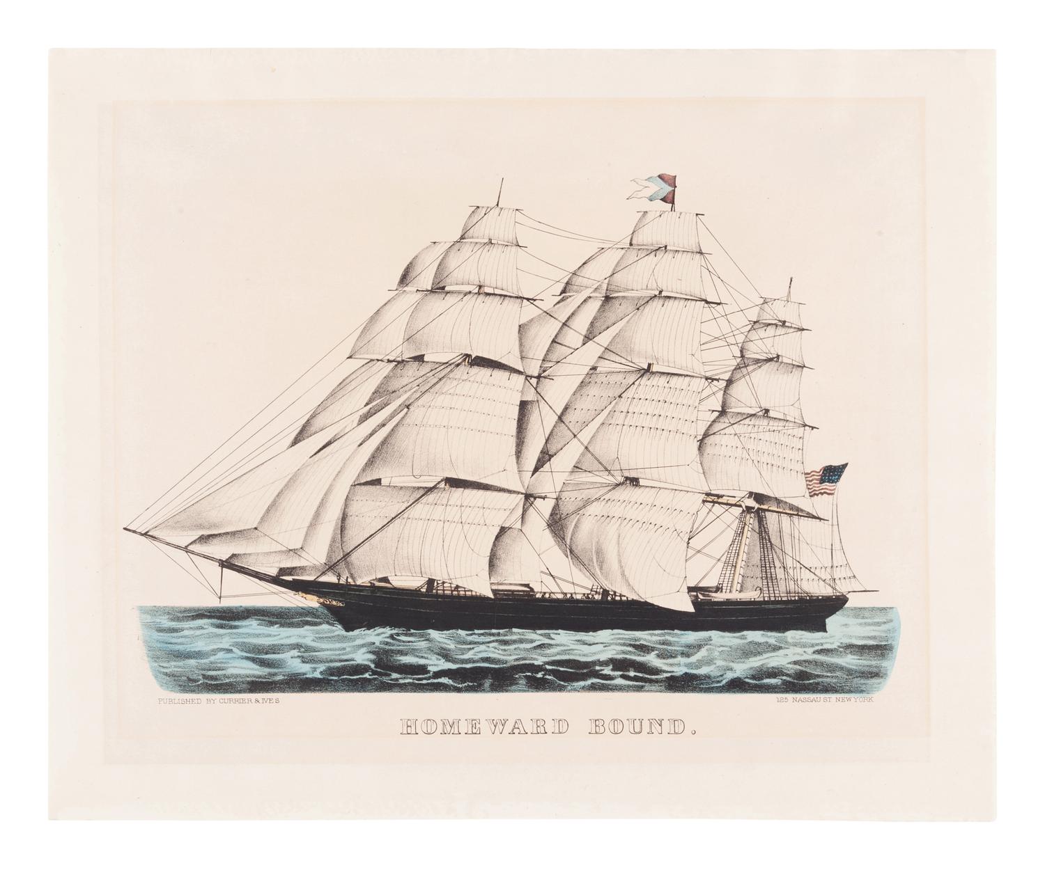 [CLIPPER SHIPS] -- CURRIER and IVES, publishers