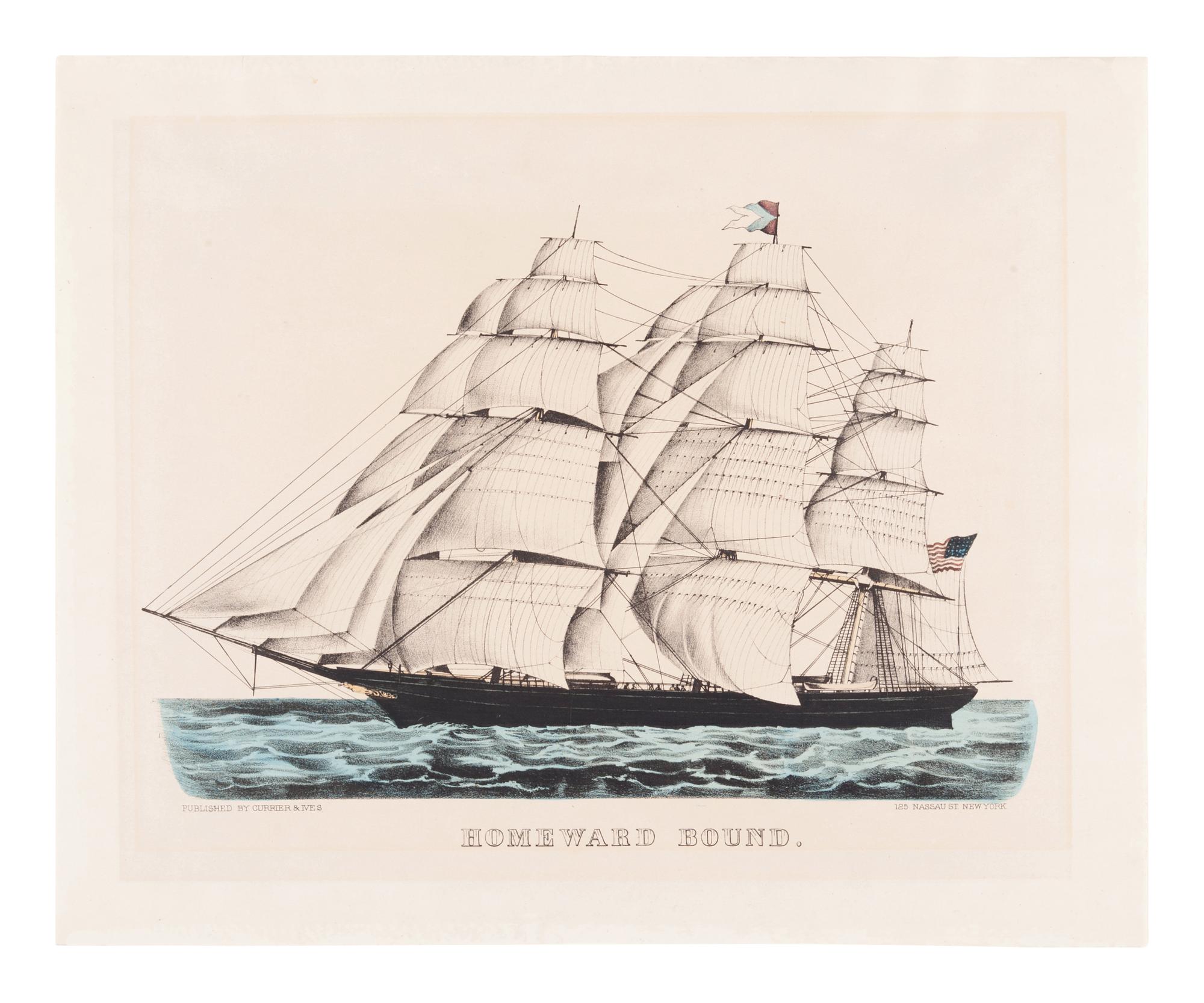 [CLIPPER SHIPS] -- CURRIER and IVES, publishers