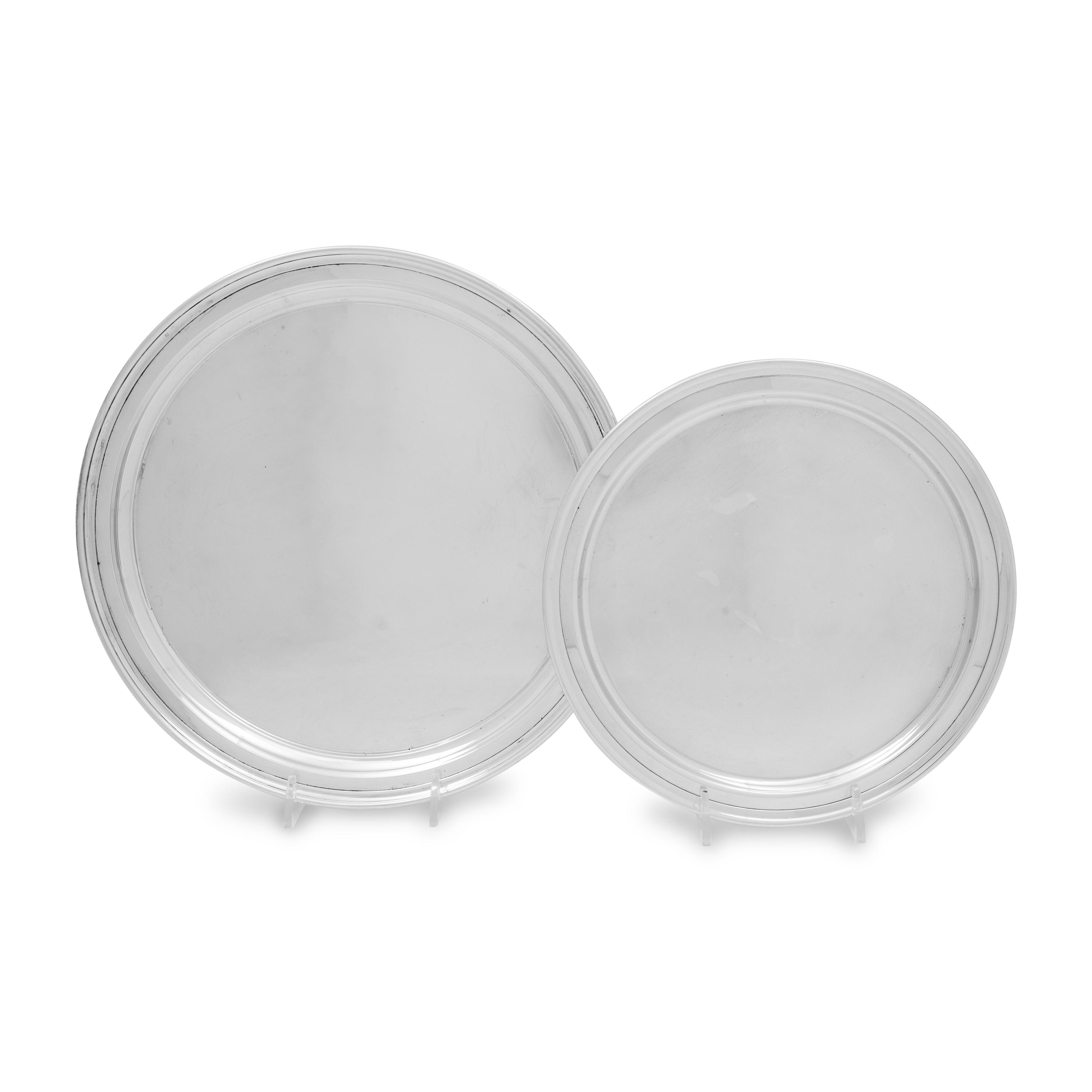 Two Tiffany and Co. Silver Presentation Trays