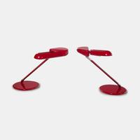 Pair of Ring Table Lamps, model A400, c. 1980 Arteluce, Italy