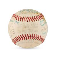 A Hall of Fame Multi Signed Autograph Baseball (Beckett Authentication Services Letter of Authenticity)