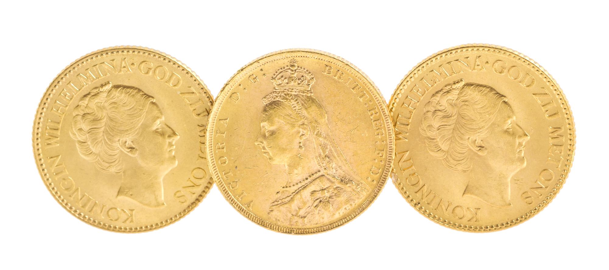 Three European Gold Coins