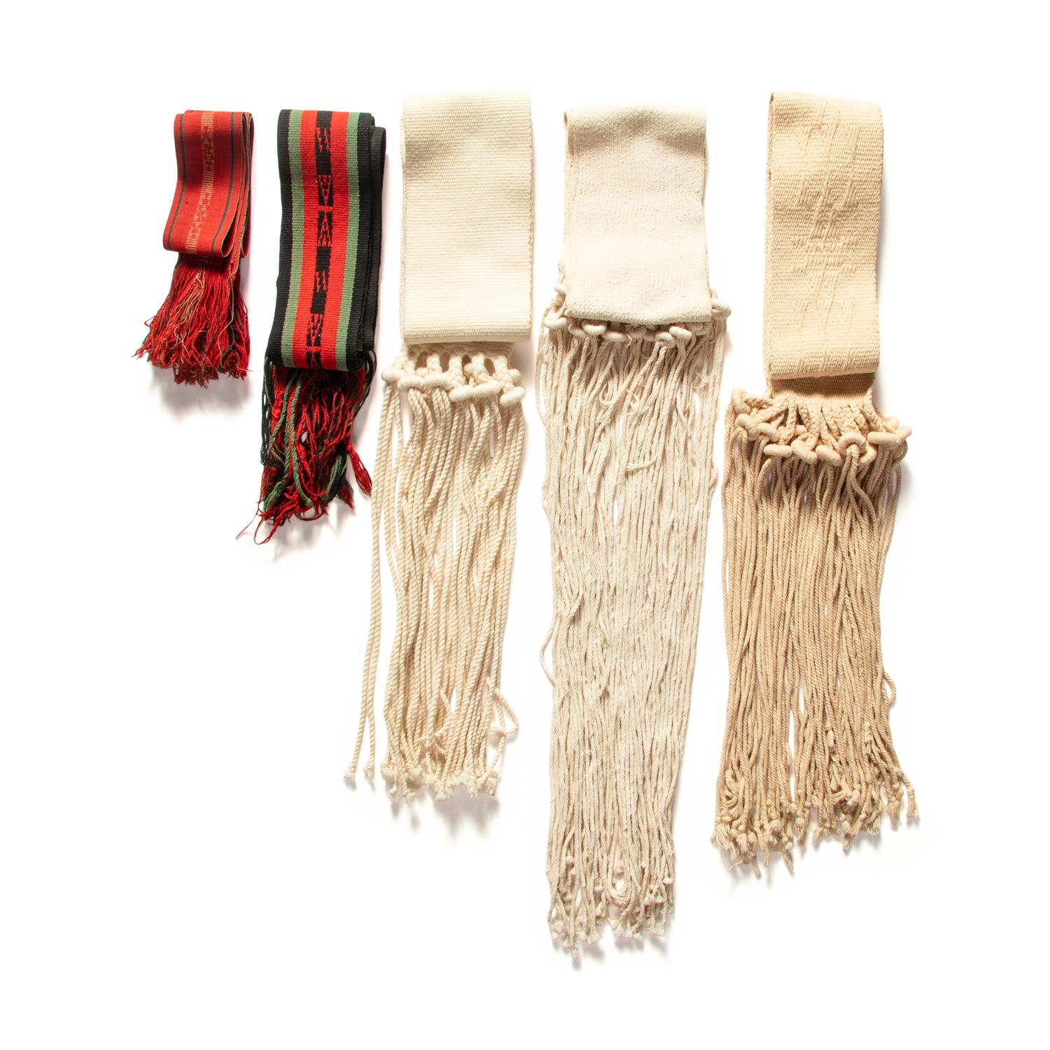 Collection of Pueblo Sashes and Garters