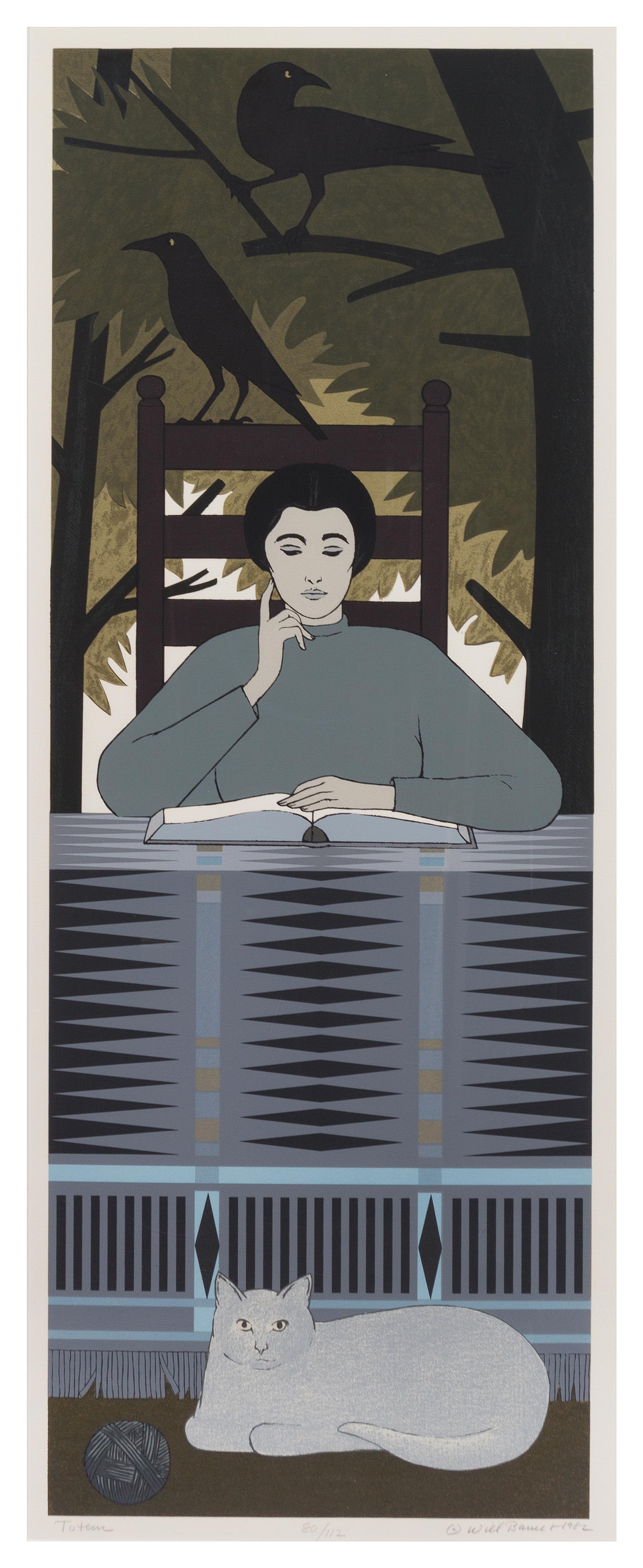 Will Barnet, (American, 1911-2012), Totem, 1982