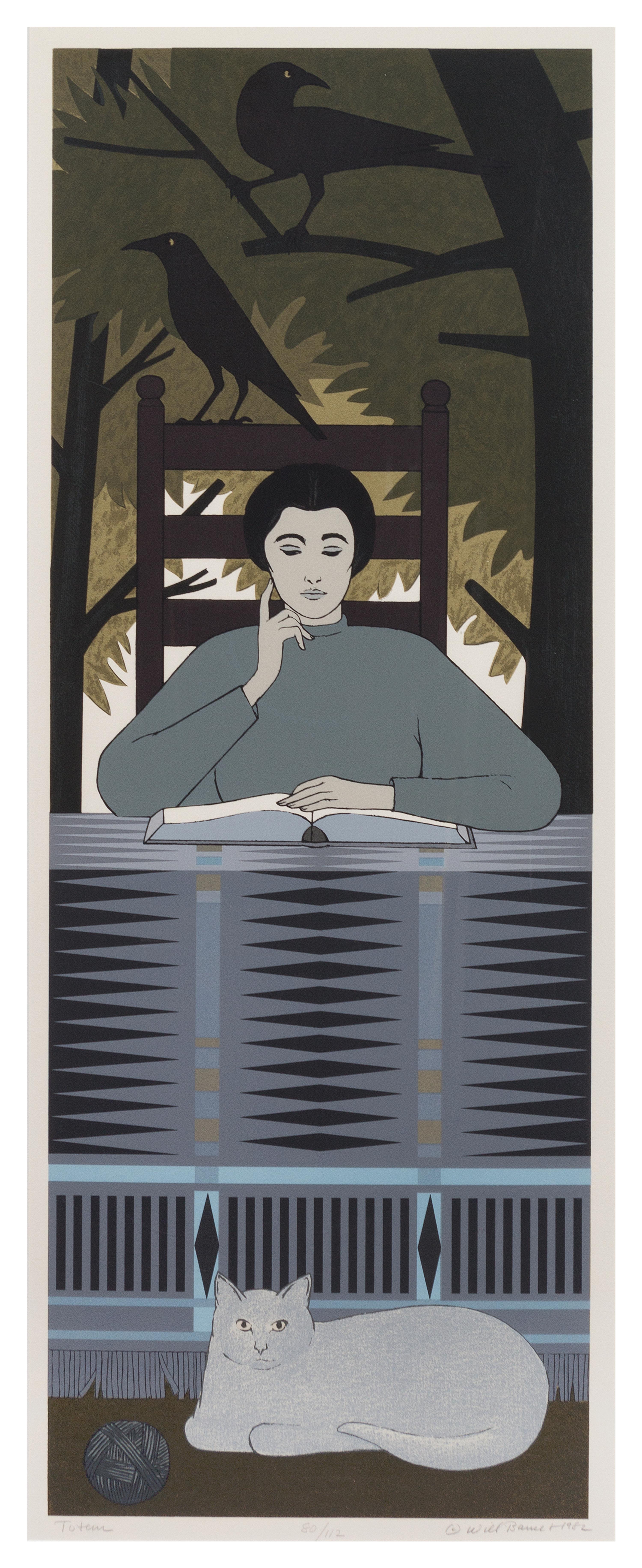 Will Barnet, (American, 1911-2012), Totem, 1982