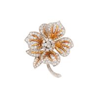 DIAMOND FLOWER BROOCH