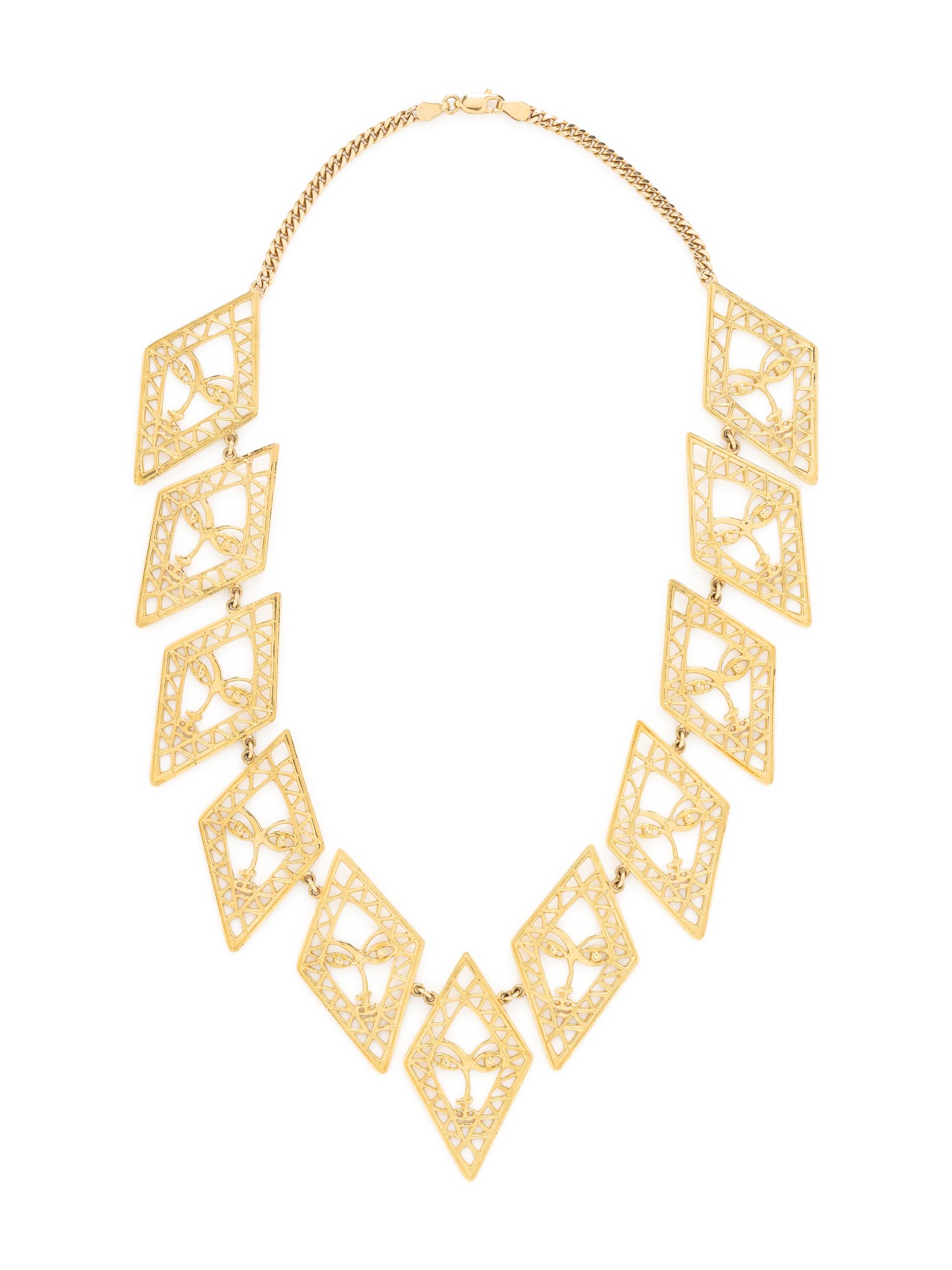 YELLOW GOLD NECKLACE