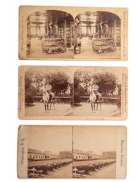 [CIVIL WAR]. A group of 25 stereoviews, highlighted by images of the US Navy Yard, Washington, DC, incl. monitors, and cannon, and views of St. Augustine, Florida.
