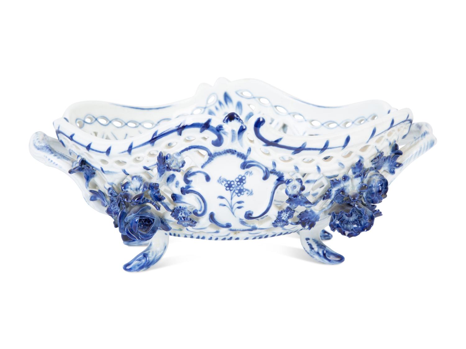 Two Meissen Blue Onion Porcelain Bowls — 19TH/20TH CENTURY