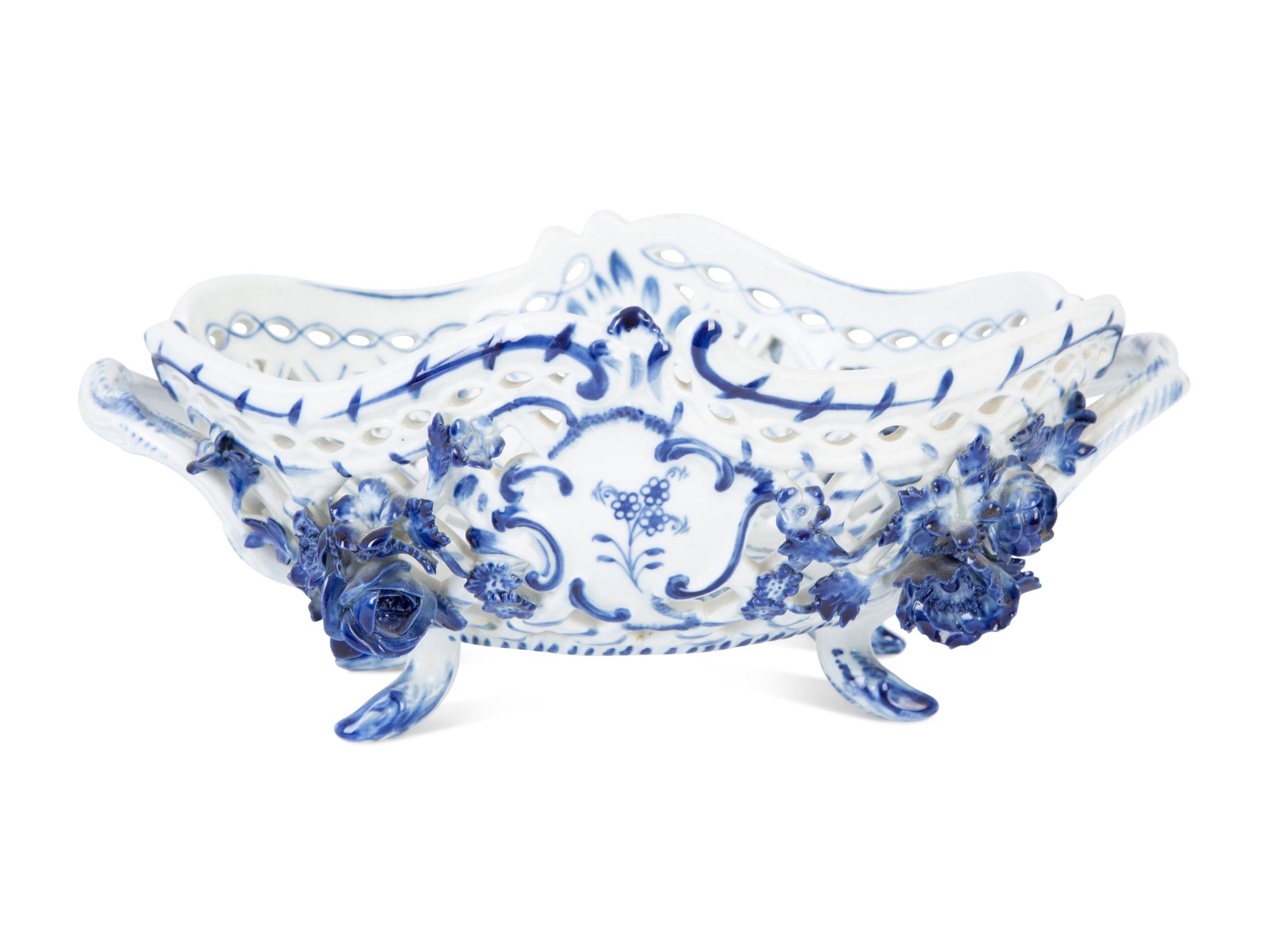 Two Meissen Blue Onion Porcelain Bowls — 19TH/20TH CENTURY