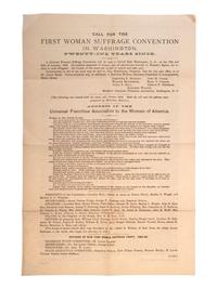 [WOMEN'S SUFFRAGE]. ANTHONY, Susan B. (1820-1906). The Status of Woman, Past, Present, and Future. [Boston?]: [Arena Publishing Co.], 1897. INSCRIBED BY ANTHONY.