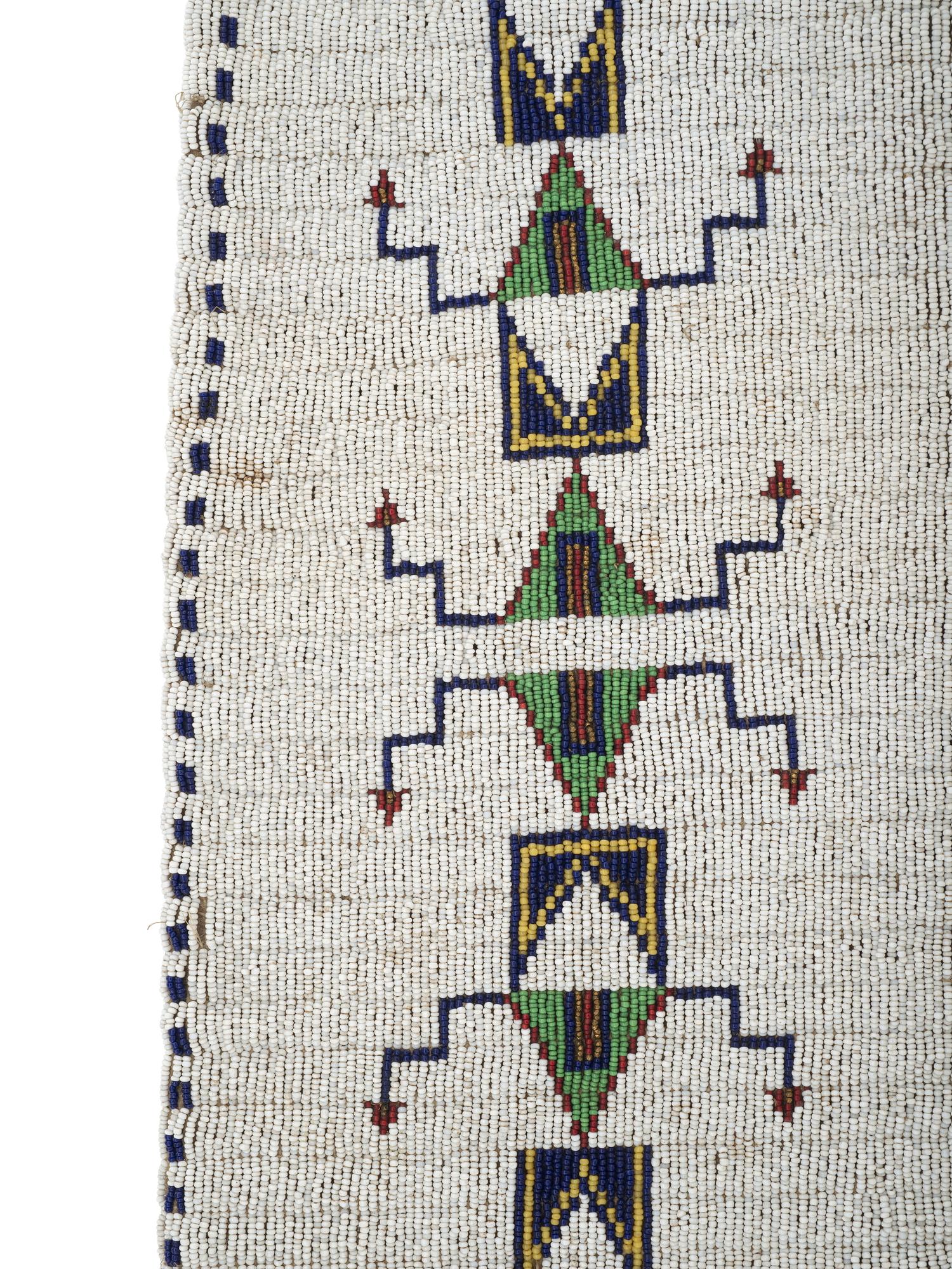 Sioux Beaded Hide Tobacco Bag