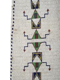 Sioux Beaded Hide Tobacco Bag
