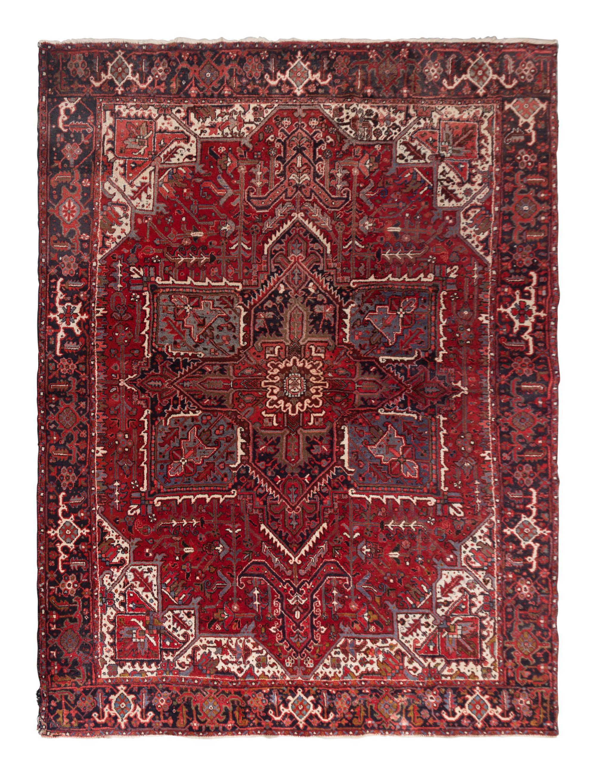 A Heriz Wool Rug