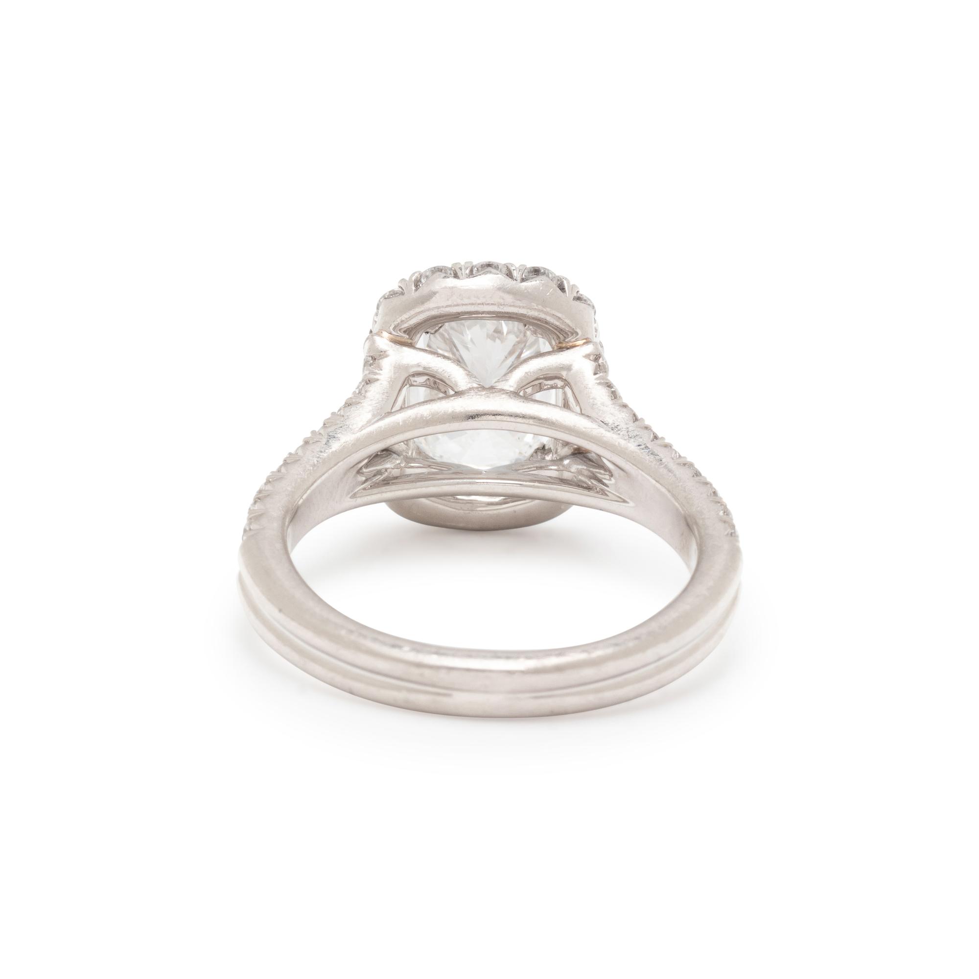 PLATINUM AND DIAMOND RING