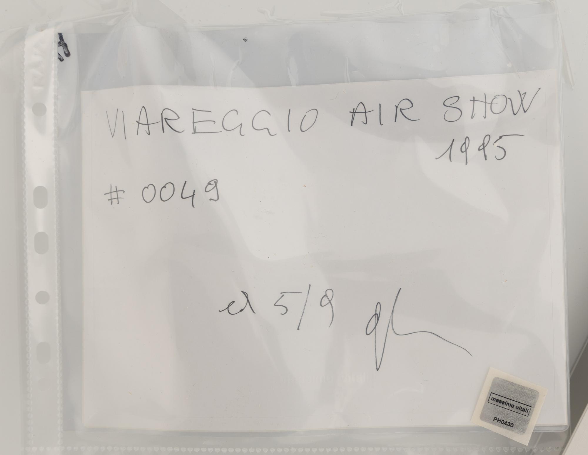 Viareggio - September, 1995; printed 1997 (reprinted 2022)