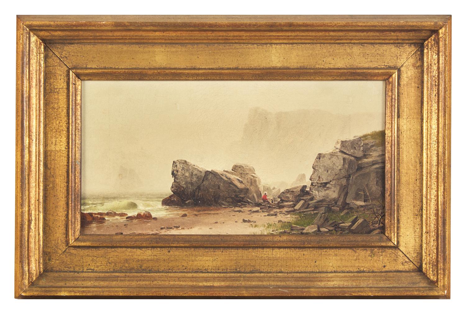 On the Beach, Misty Day (New England)