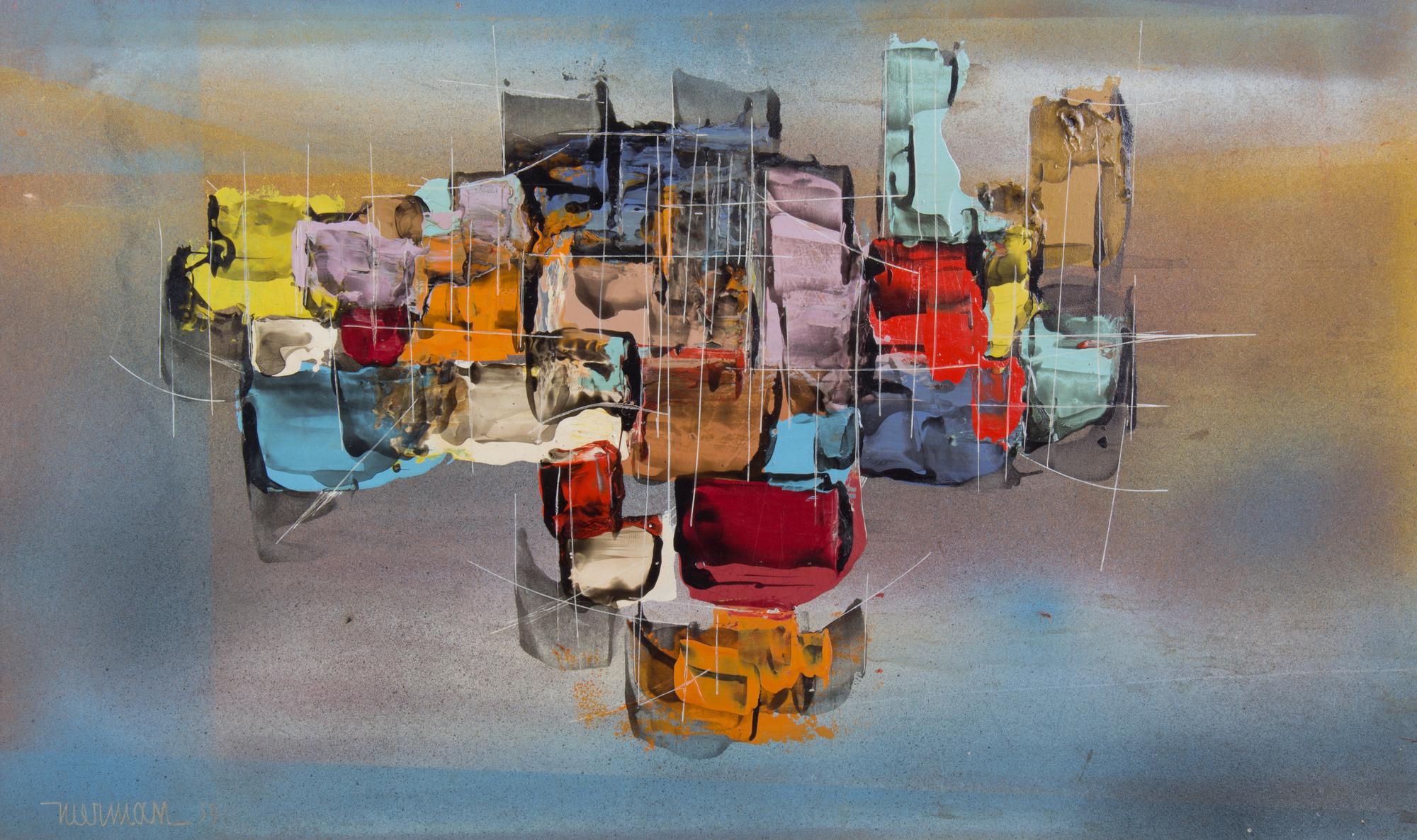 Leonardo Nierman, (Mexican, 1932), Untitled, 1959