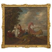 Pieter Johannes van Reyschoot (Belgian, 1702-1772) — Embarkation to the Island of Cythera